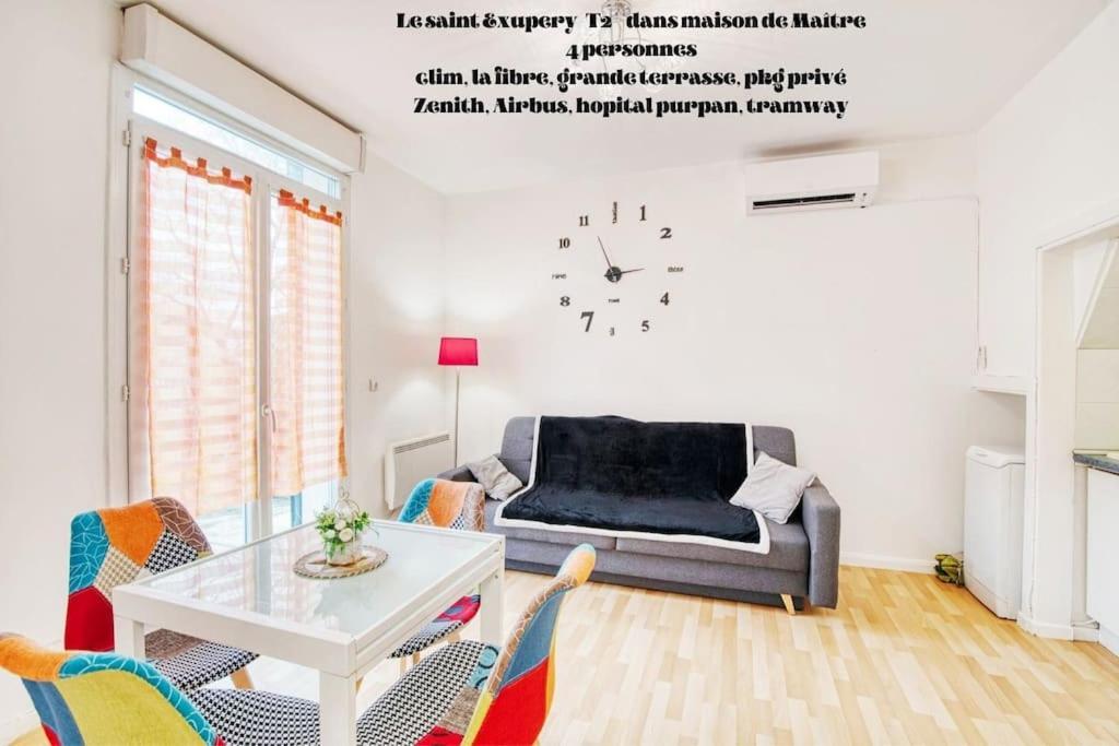 T2 Ds Villa-Terrasse-Clim-Pkg-Meet- Zenith-Odyssud Тулуза Экстерьер фото